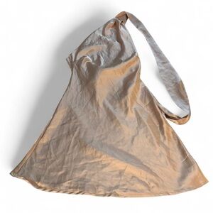 Amazon Essentials One Shoulder Dress in Champagne